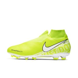 Korki piłkarskie na twardą murawę Nike Phantom Vision Pro Dynamic Fit FG - Żółć