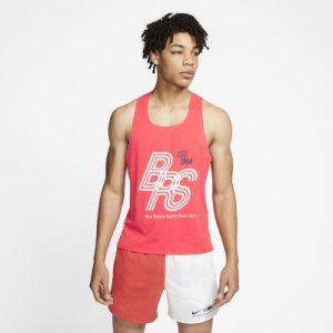 Koszulka bez rękawów do biegania Nike AeroSwift Blue Ribbon Sports - Czerwony