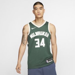 Koszulka męska Nike NBA Swingman Giannis Antetokounmpo Bucks Icon Edition - Zieleń