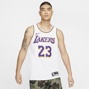 Koszulka Nike NBA Swingman LeBron James Lakers Association Edition - Biel