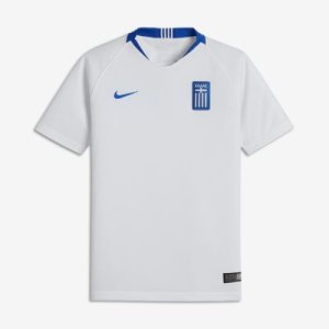 Koszulka piłkarska dla dużych dzieci 2018 Greece Stadium Home - Biel