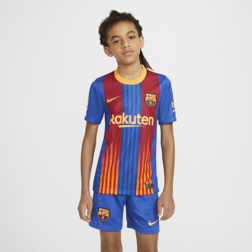 Koszulka piłkarska dla dużych dzieci FC Barcelona Stadium - Niebieski