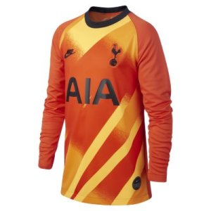 Koszulka piłkarska dla dużych dzieci Tottenham Hotspur Stadium Goalkeeper 2019/20 - Pomarańczowy