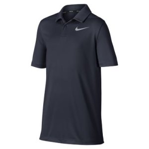Koszulka polo do golfa dla dużych dzieci (chłopców) Nike Dri-FIT Victory - Niebieski