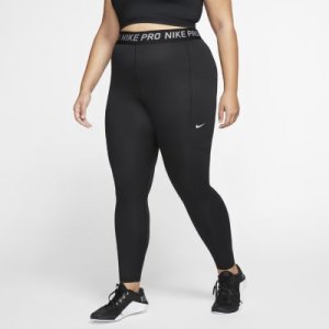 Legginsy damskie Nike Pro Warm (duże rozmiary) - Czerń