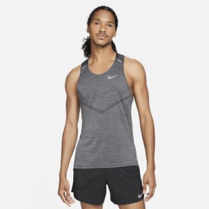 Męska koszulka bez rękawów do biegania Nike Dri-FIT ADV TechKnit Ultra - Czerń