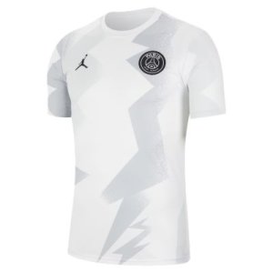 Męska koszulka piłkarska z krótkim rękawem Jordan x Paris Saint-Germain - Biel