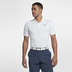 Męska koszulka polo do golfa Nike Dri-FIT Victory - Biel