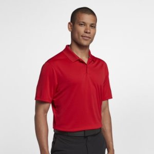 Męska koszulka polo do golfa Nike Dri-FIT Victory - Czerwony