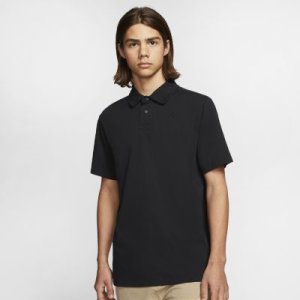 Nike - Męska koszulka polo hurley dri-fit harvey solid - czerń