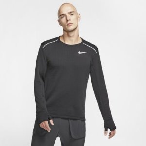 Męska koszulka z długim rękawem do biegania Nike Therma Sphere 3.0 - Czerń