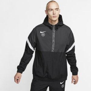 Męska kurtka piłkarska Nike F.C. - Czerń