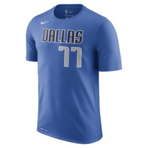 Męski T-shirt NBA Luka Doncic Dallas Mavericks Nike Dri-FIT - Niebieski