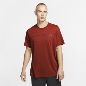 Męski T-shirt treningowy Nike Dri-FIT - Pomarańczowy