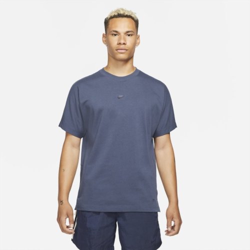 Męski T-shirt z krótkim rękawem Nike Sportswear Style Essentials - Niebieski