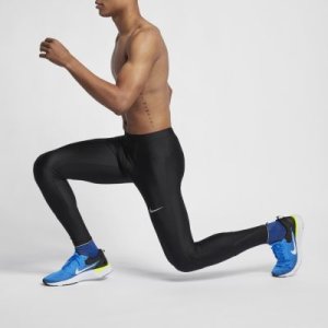 Męskie legginsy do biegania Nike - Czerń