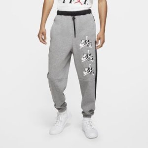 Nike - Męskie spodnie z dzianiny jordan jumpman classics - szary