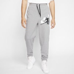 Nike - Męskie spodnie z lekkiej dzianiny jordan jumpman classics - szary