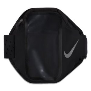 Opaska na ramię na większe smartfony z kieszonką Nike - Czerń