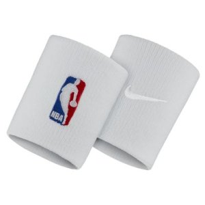 Opaski na nadgarstek do koszykówki Nike NBA Elite - Biel