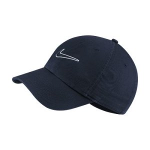 Regulowana czapka Nike Heritage 86 Essential Swoosh - Niebieski