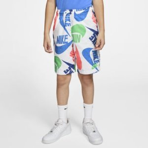 Spodenki z tkaniny z nadrukiem dla dużych dzieci (chłopców) Nike Sportswear - Zieleń