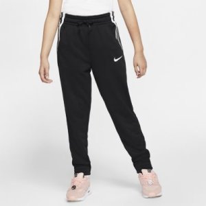 Spodnie treningowe z dzianiny dla dużych dzieci (dziewcząt) Nike - Czerń