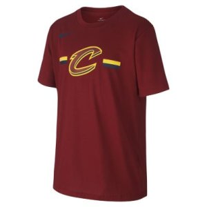 T-shirt dla dużych dzieci NBA Cleveland Cavaliers Nike Dri-FIT Logo - Czerwony