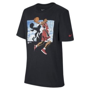 T-shirt dla dużych dzieci Nike NBA Zion Williamson Pelicans - Czerń
