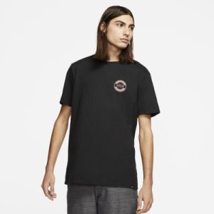 Nike - T-shirt męski hurley waxed - czerń