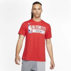 T-shirt męski NBA Nike Dri-FIT All-Star Logo - Czerwony