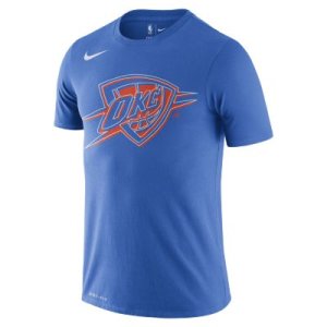 T-shirt męski NBA Oklahoma City Thunder Logo Nike Dri-FIT - Niebieski