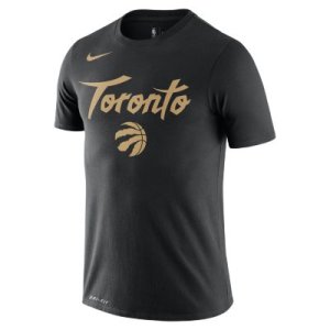 T-shirt męski Nike Dri-FIT NBA Raptors City Edition Logo - Czerń
