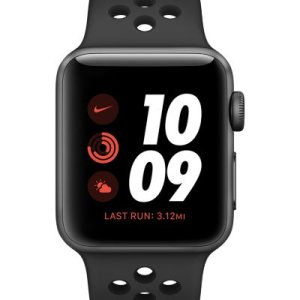 Zegarek do biegania Apple Watch Nike Series 3 (GPS + Cellular) 38 mm - Czerń