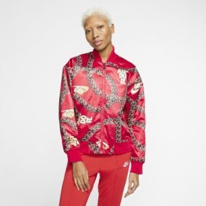 Nike Sportswear Synthetic Fill Icon Clash-jakke til kvinder - Rød