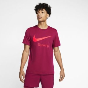Löpar-t-shirt Nike Dri-FIT för män - Röd