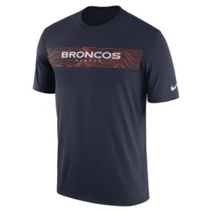 T-shirt Nike Legend On-Field Seismic (NFL Broncos) för män - Blå