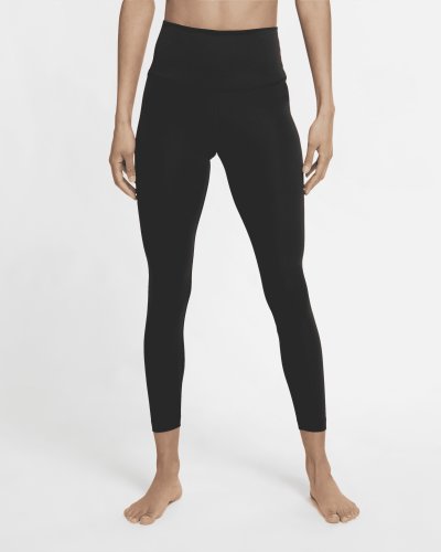 Leggings a 7/8 de cintura subida Nike Yoga para mulher - Preto