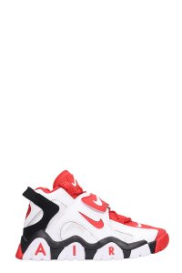 Nike - Air barrage mid sneakers in white leather