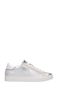 Beat  Sneakers in silver leather