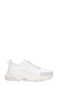 Bumpy 551 Sneakers in white suede and leather