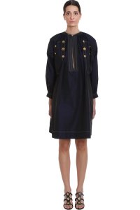 Givenchy - Dress in blue polyester