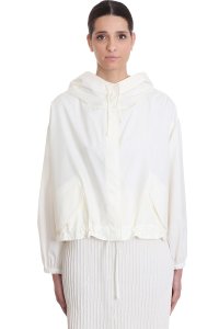 Giacca Casual Essential outdo in Cotone Bianco