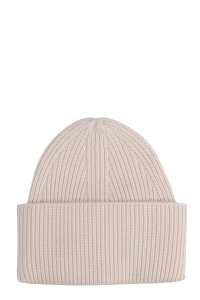 Hats in beige cashmere