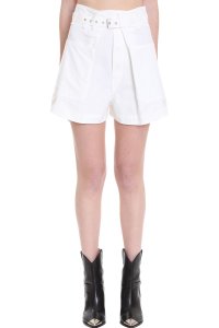 Ike Shorts in white cotton