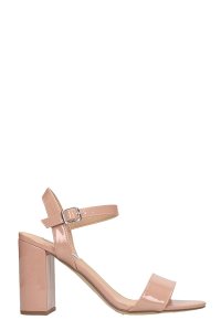Selfish Sandals in powder patent leather
