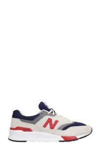 New Balance - Sneakers 997 in camoscio e tessuto bianco