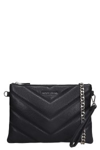 Suami Clutch in black leather