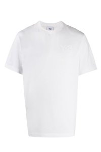 Y-3 - T-shirt classic chest  in cotone bianco