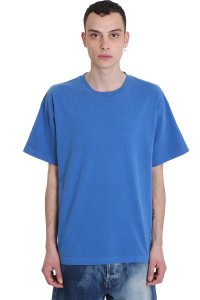 T-Shirt University tee in Cotone Blu